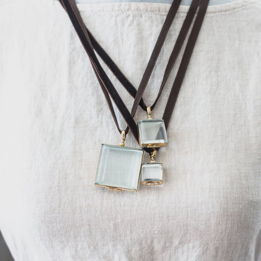 Rock Crystal Lockets