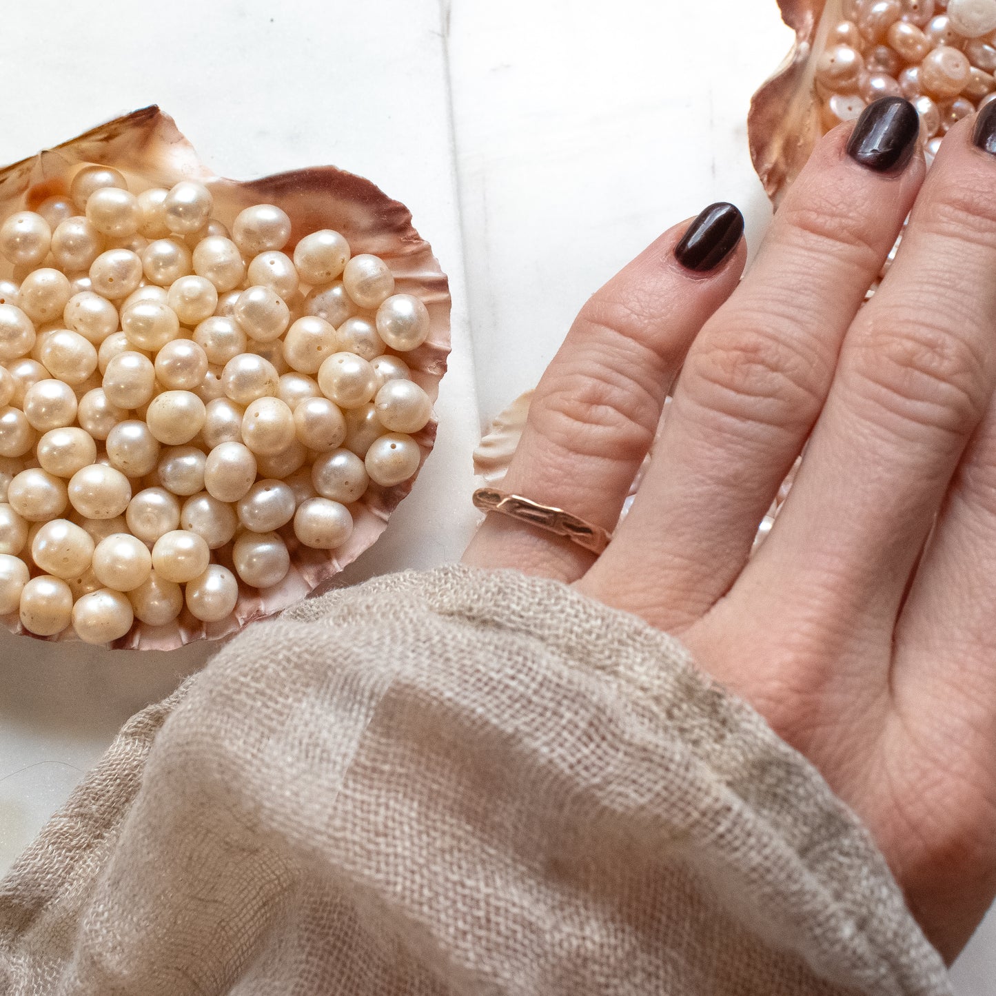 WADE Bronze Textured Rings