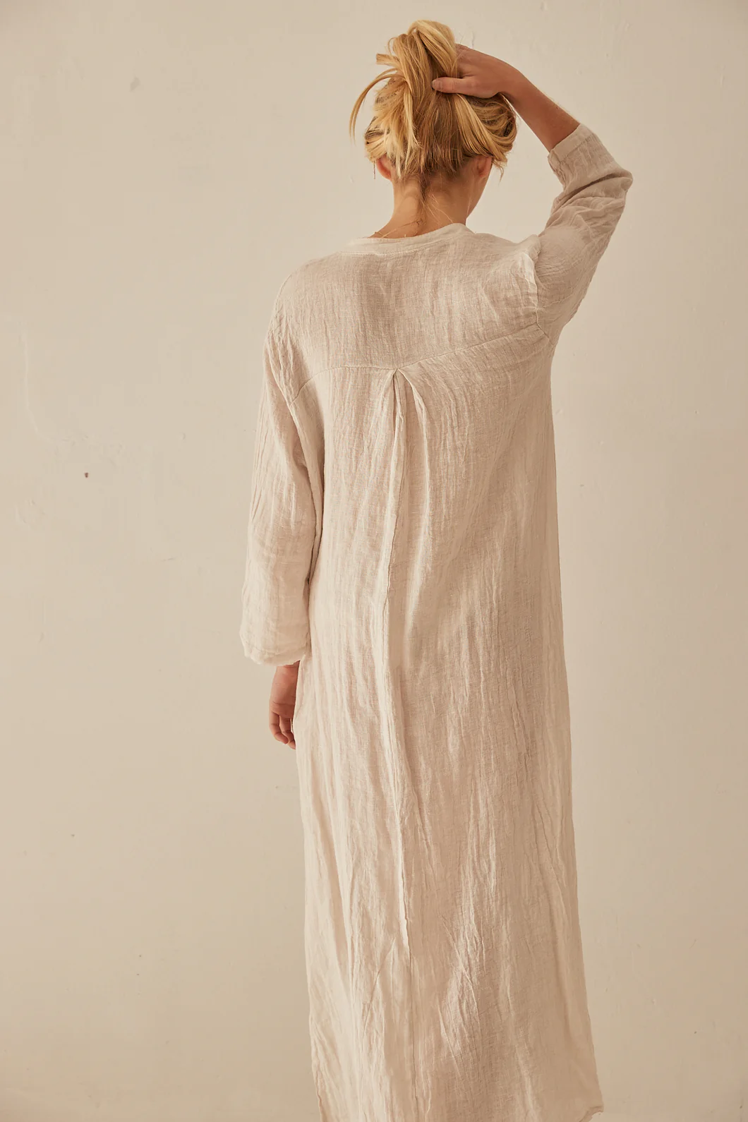 Sandy Linen Kaftan