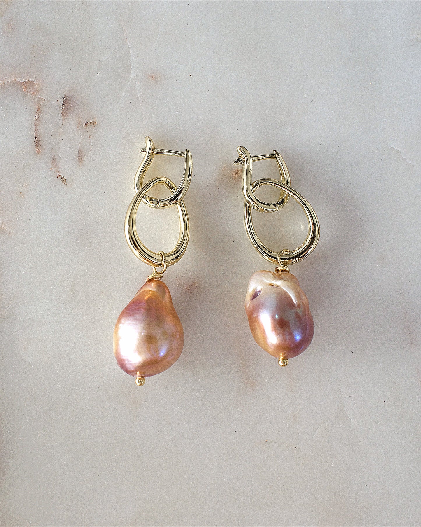 CHROMA baroque freshwater pearl earrings