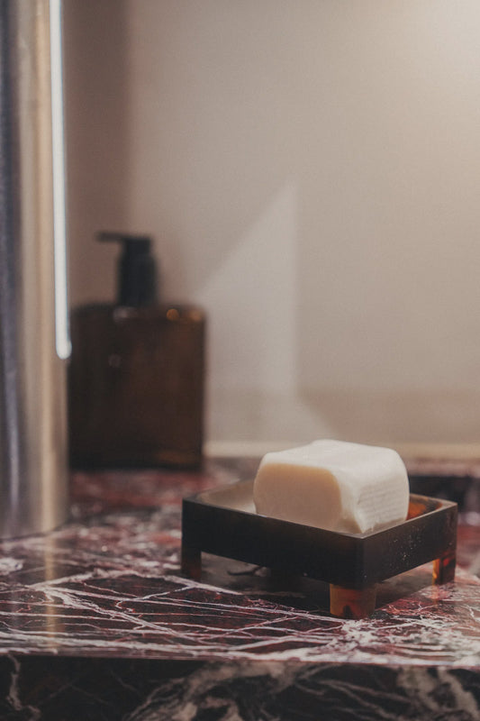 Flow Resin Structured Soap Dish