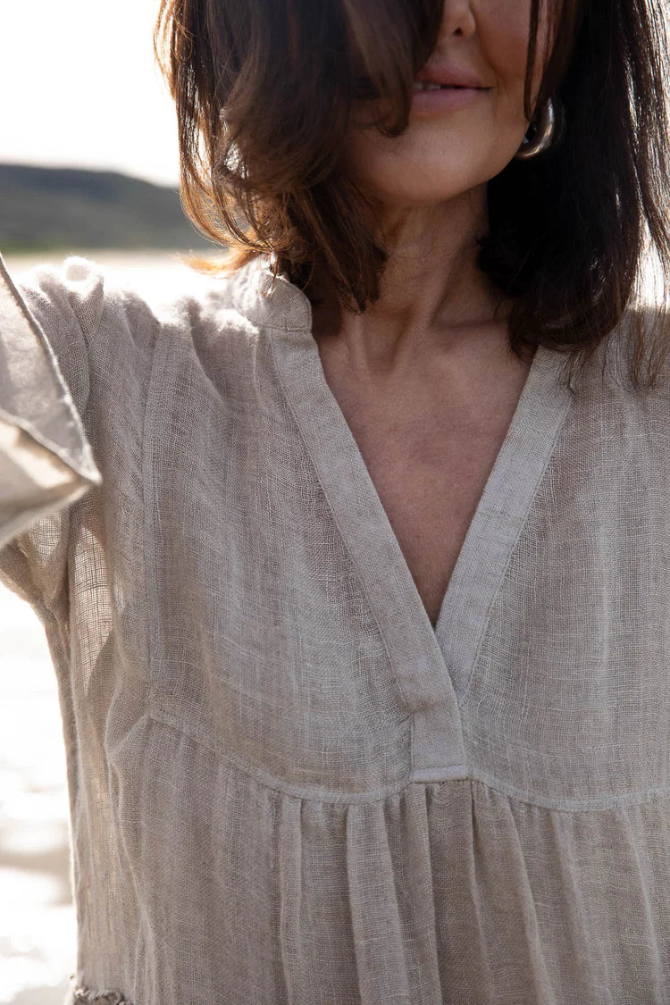 Como Linen Dress