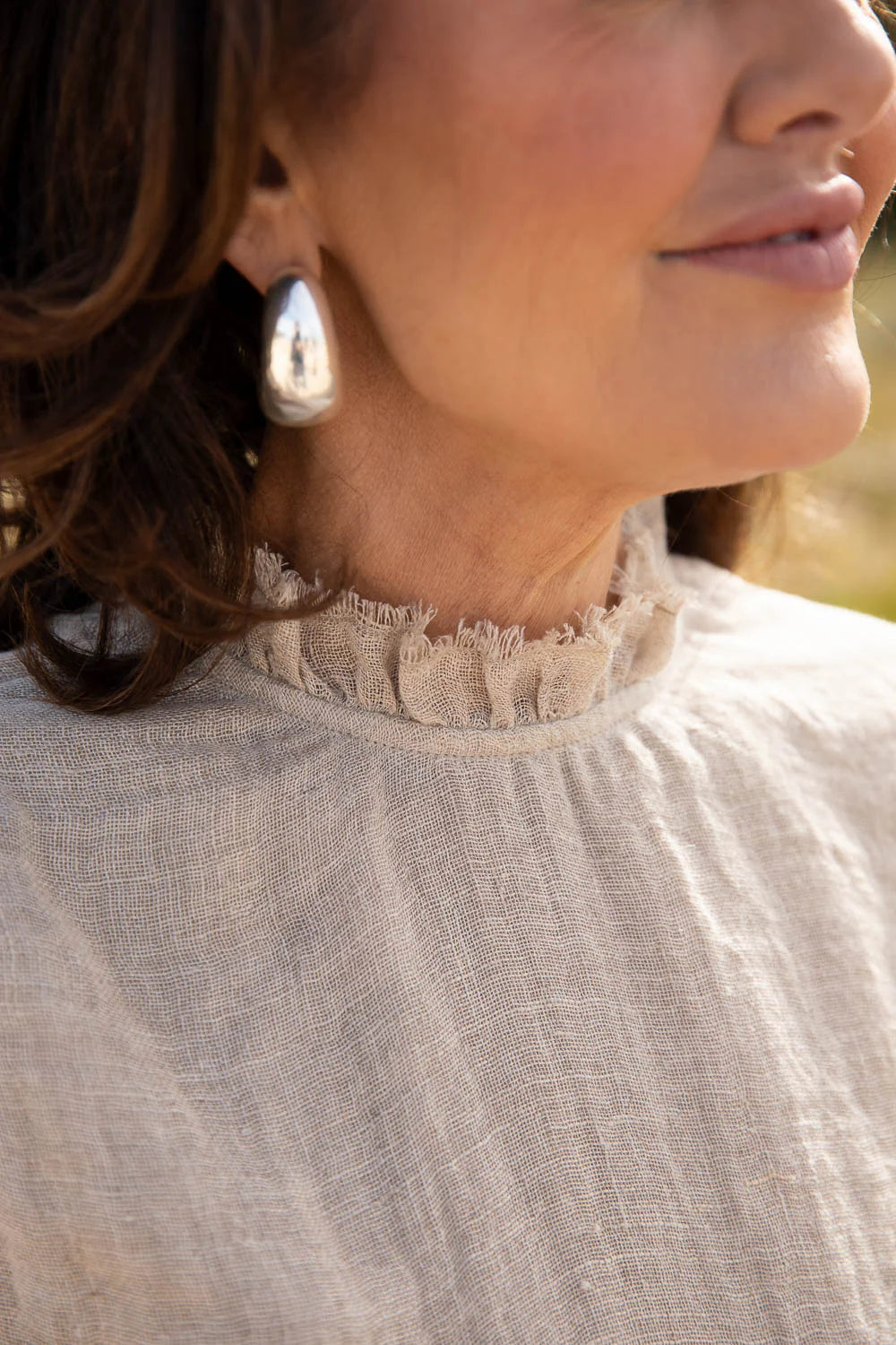 Nadia Linen Top