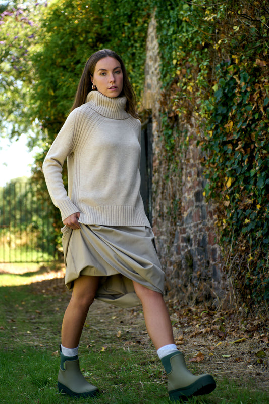 Merino Roll Neck