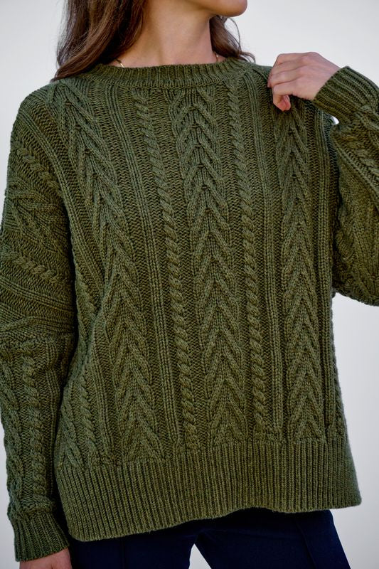 Soft Touch Cable Pullover