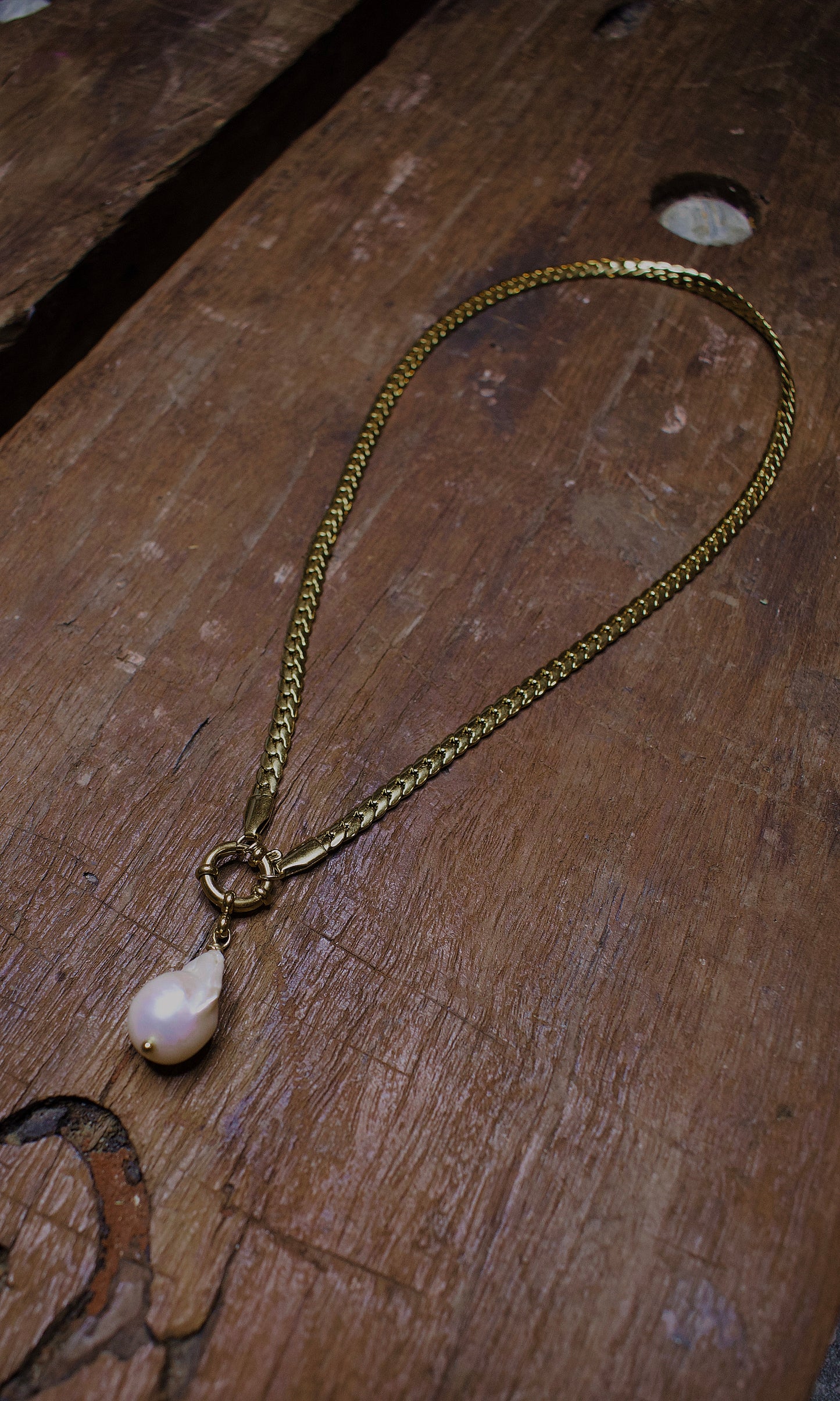 Baroque freshwater pearl necklace