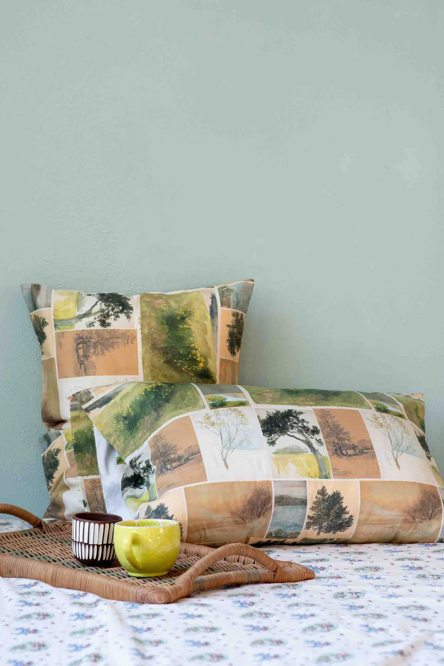 Nature Studies Organic Cotton Pillowcase Set