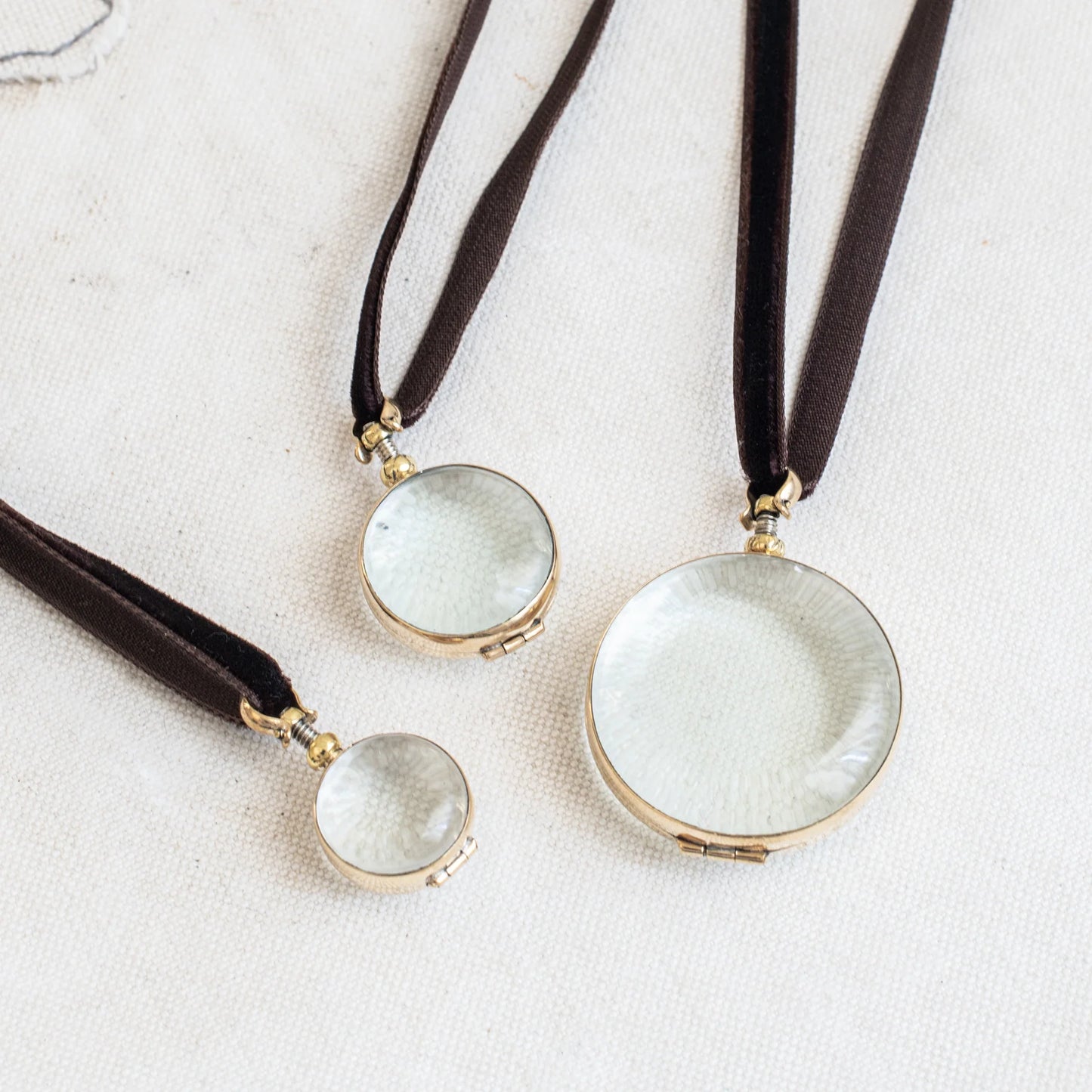 Rock Crystal Lockets