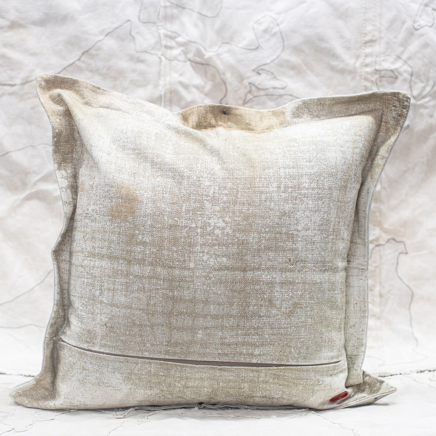 Swarm Heavy Canvas Cushion - Blush Rose