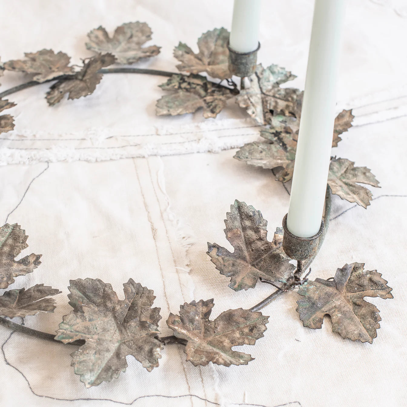 Table Wreath Candelabra