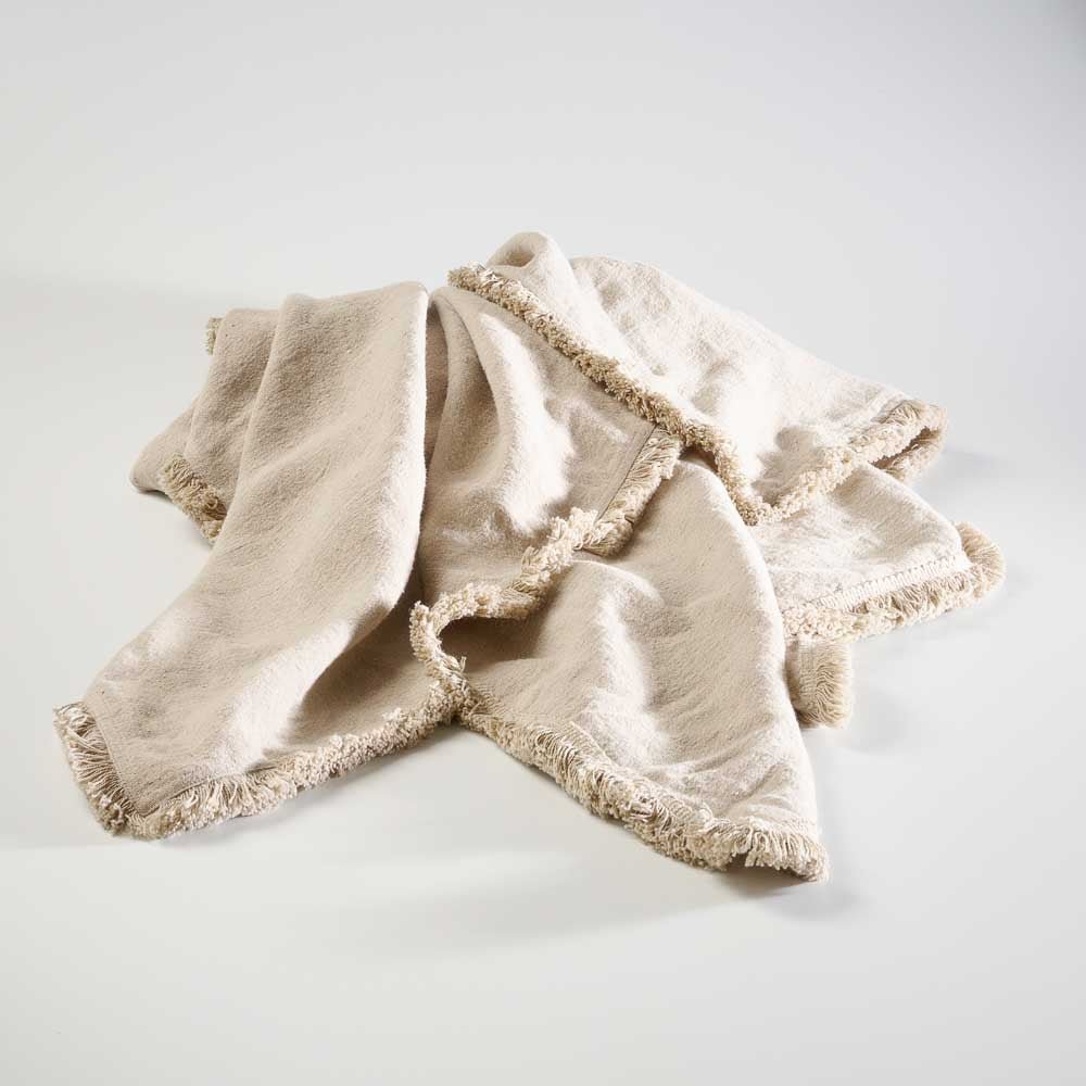 Luca Boho Linen Throw