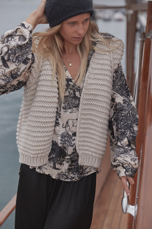 Plume Knitted Vest