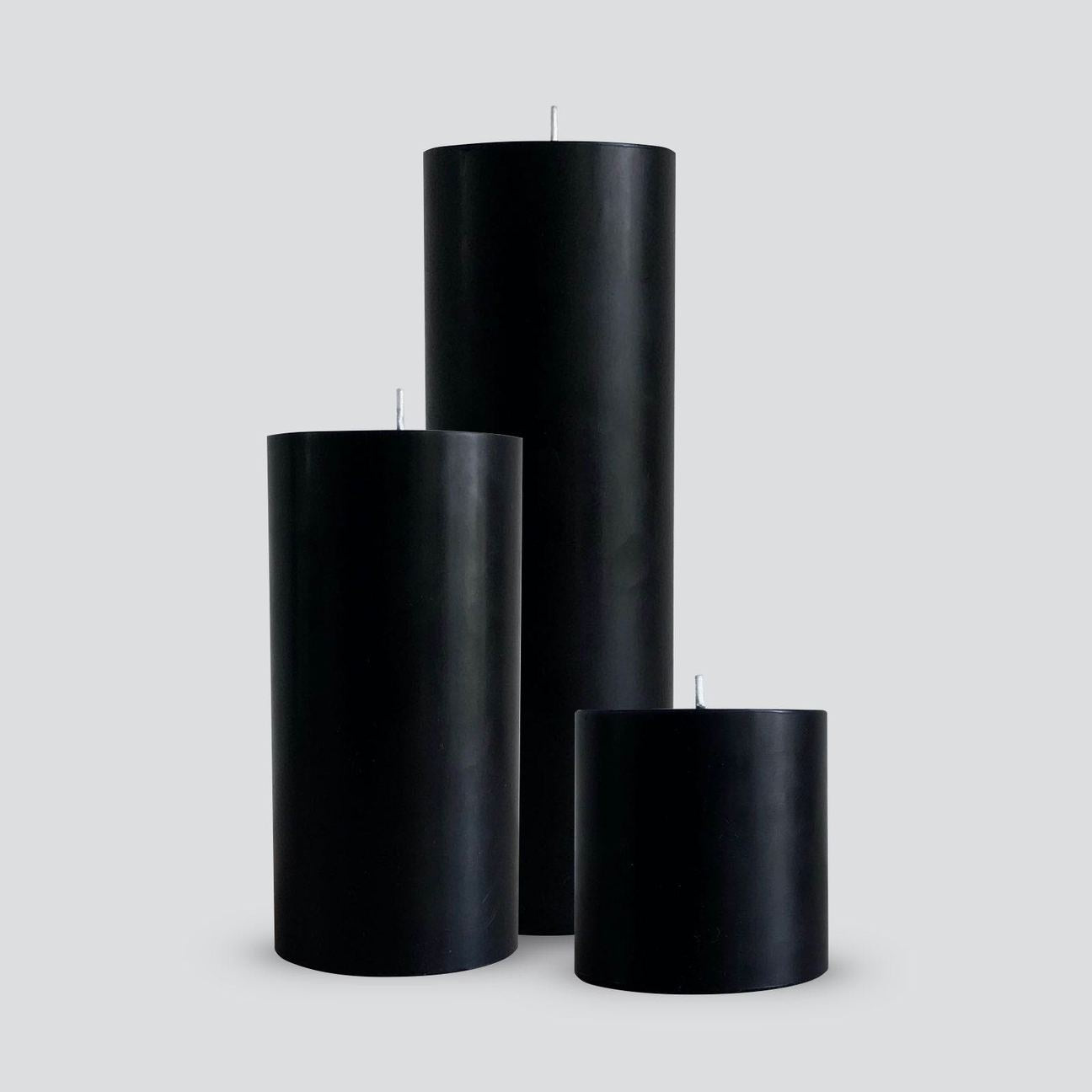 Pillar Candle  - Black