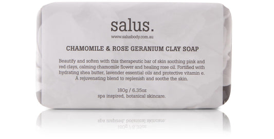 SALUS Chamomile & Rose Geranium Clay Soap
