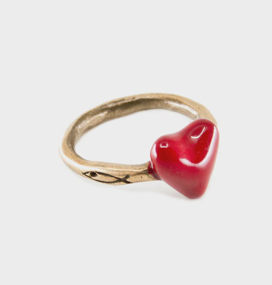 Pesci Che Volano Cuore Rosso Ring