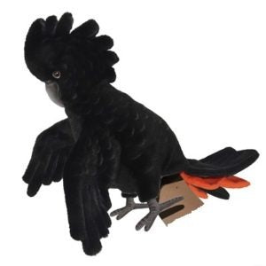 Hansa Black Cockatoo Puppet
