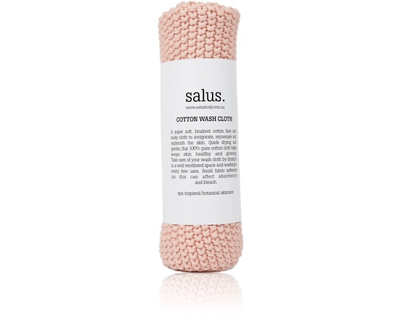 Salus Cotton Wash Cloth - Pink